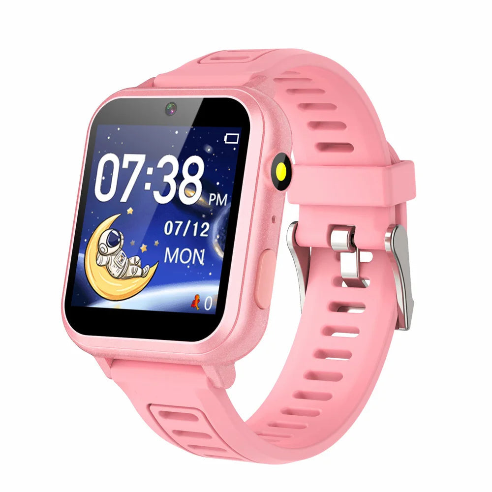 Children's Wristwatch 24 Games Kids Smart Watch Music Play Pedometer Tracker Time Display Video Audio Record Torch Smartwatch La Capsule