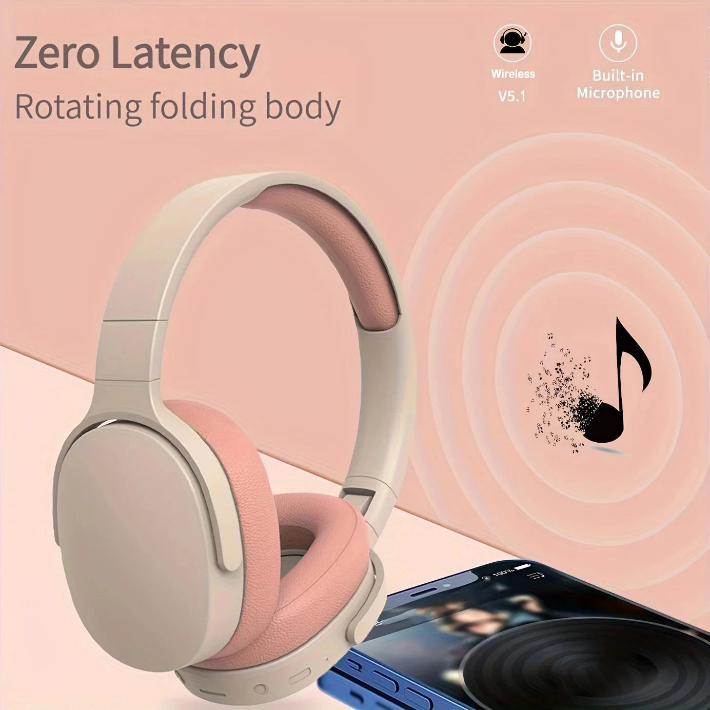 Headset Bluetooth Headphone True Wireless Sports With Headset Noise Reduction Computer Gaming Long Life High Sound Quality 2024 La Capsule
