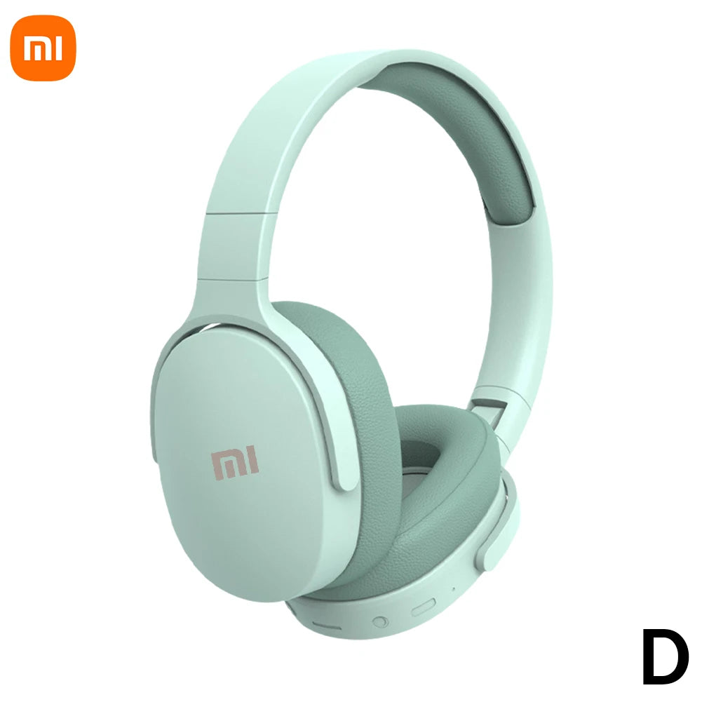 Xiaomi Wireless Bluetooth Headphones Over Ear HiFi Stereo Foldable Lightweight Headset Supports TF Cards 3.5mm Type-C Interface La Capsule