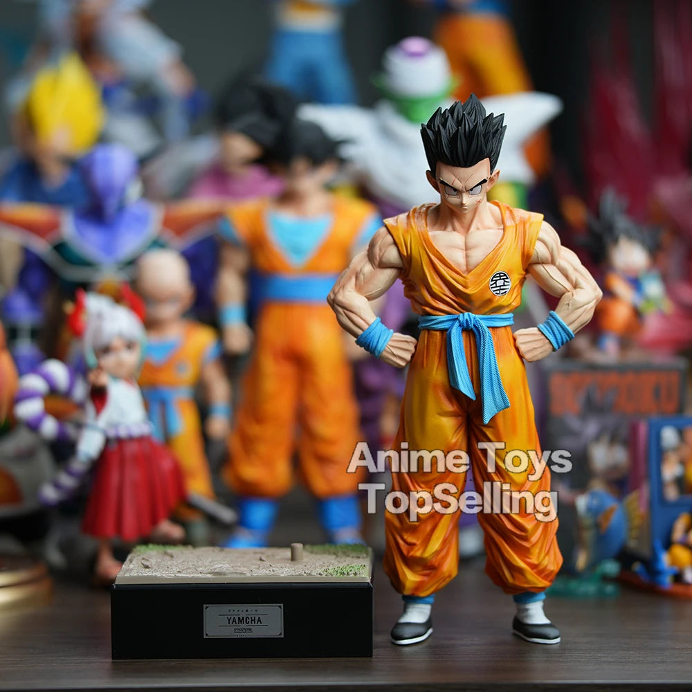 31cm Anime Dragon Ball Z Figure Z Fighters Yamcha Figure PVC Collectible Model Toys Gifts La Capsule