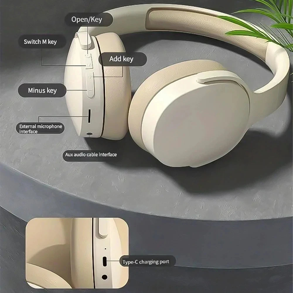 Headset Bluetooth Headphone True Wireless Sports With Headset Noise Reduction Computer Gaming Long Life High Sound Quality 2024 La Capsule