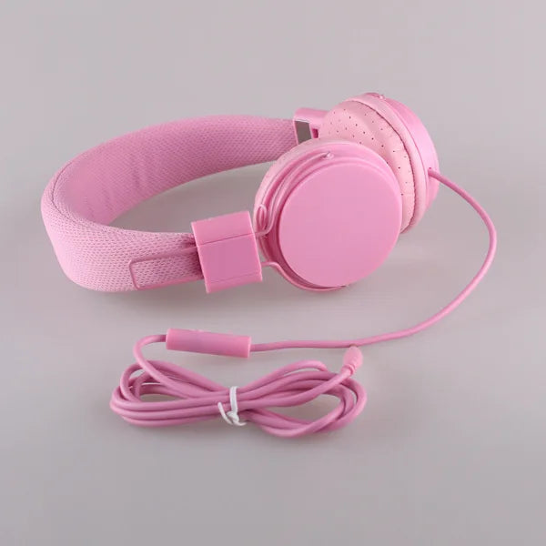 Wholesale Cute Headphones with Microphone For Kids Dj Headband Earphone For Phone Support Music Headsets Fone De Ouvido Dropship La Capsule