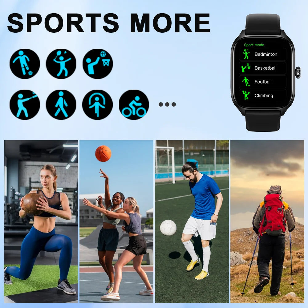 Montre connectée et intelligente LAXASFIT H9 Bluetooth La Capsule