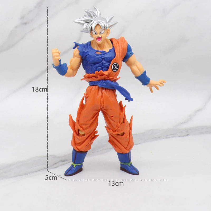 Figurine Son Goku Super Saiyan Figure 18cm Anime Dragon Ball Goku DBZ Action Figure Toys Model Gifts Collectible Figurines for Kids La Capsule