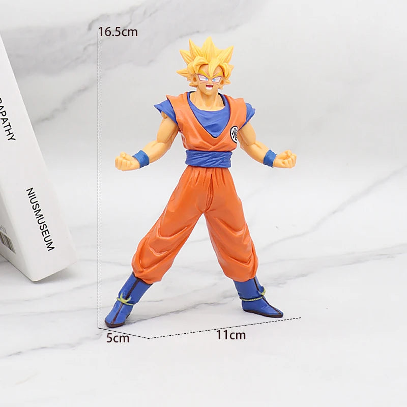 Figurine Son Goku Super Saiyan Figure 18cm Anime Dragon Ball Goku DBZ Action Figure Toys Model Gifts Collectible Figurines for Kids La Capsule