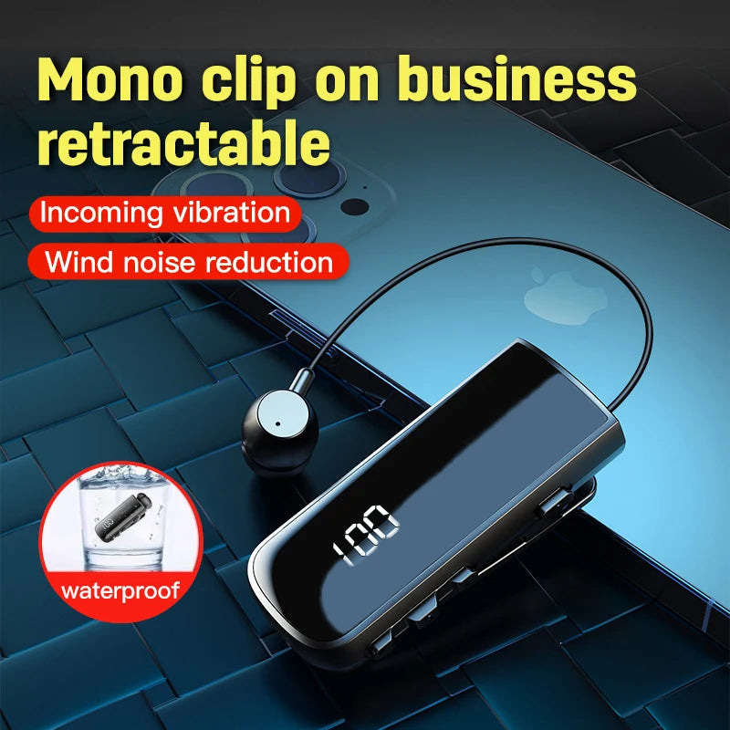 Bluetooth Earphones connects two phone Wireless HiFi Headset Waterproof Noise Reduction Sports Earbuds With Mic For Smartphone La Capsule