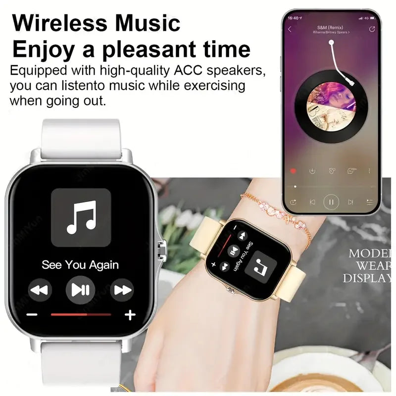 Montre connectée et intelligente KESHUYOU Y13 2025 Bluetooth La Capsule
