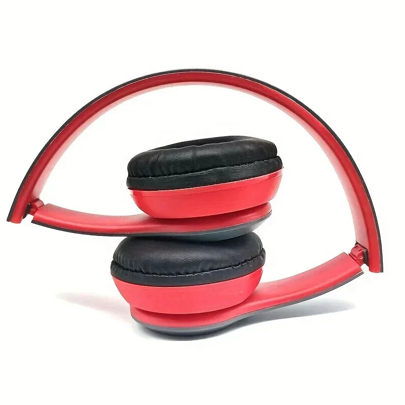 P47 Bluetooth 5.0 Wireless Headphone Foldable HIFI Stereo Bass Earphone Kid Helmet Gift With Mic USB Adaptor For iPhone Game La Capsule