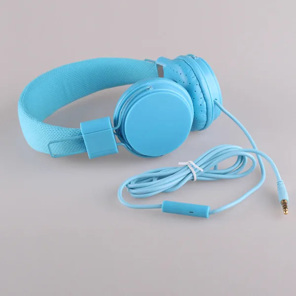 Wholesale Cute Headphones with Microphone For Kids Dj Headband Earphone For Phone Support Music Headsets Fone De Ouvido Dropship La Capsule