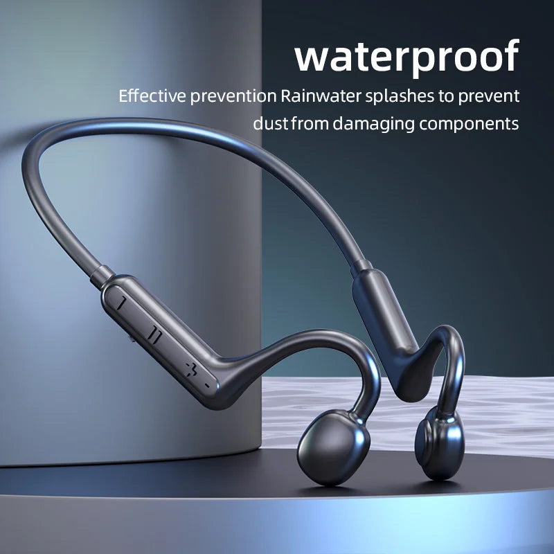 Ks15 Bluetooth Earphone Neck Mounted Wireless Headset With High Power Sound Conduction And Long Battery Life La Capsule