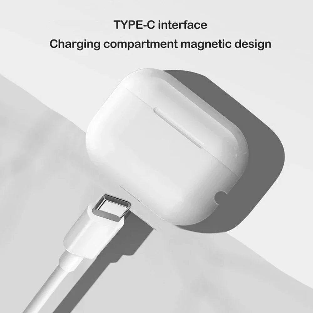 BT 5.2 Wireless Bluetooth Headset Ergonomic Noise Cancellation No Delay USB Charging In-Ear Sports Headset English Prompt Voice La Capsule