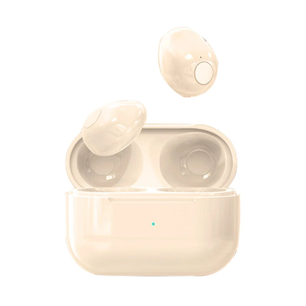 BT 5.2 Wireless Bluetooth Headset Ergonomic Noise Cancellation No Delay USB Charging In-Ear Sports Headset English Prompt Voice La Capsule