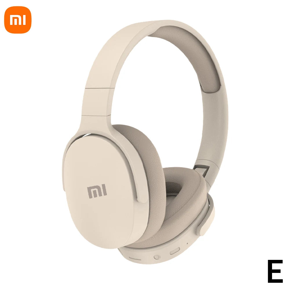 Xiaomi Wireless Bluetooth Headphones Over Ear HiFi Stereo Foldable Lightweight Headset Supports TF Cards 3.5mm Type-C Interface La Capsule