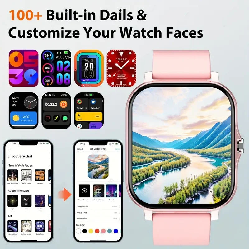 Montre connectée et intelligente KESHUYOU Y13 2025 Bluetooth La Capsule