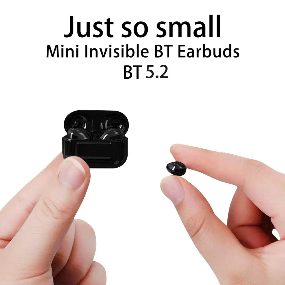 BT 5.2 Wireless Bluetooth Headset Ergonomic Noise Cancellation No Delay USB Charging In-Ear Sports Headset English Prompt Voice La Capsule