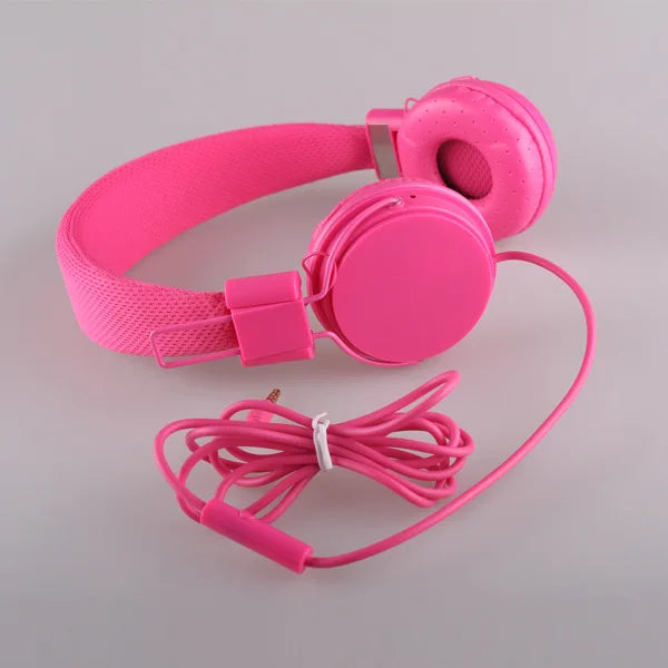 Wholesale Cute Headphones with Microphone For Kids Dj Headband Earphone For Phone Support Music Headsets Fone De Ouvido Dropship La Capsule