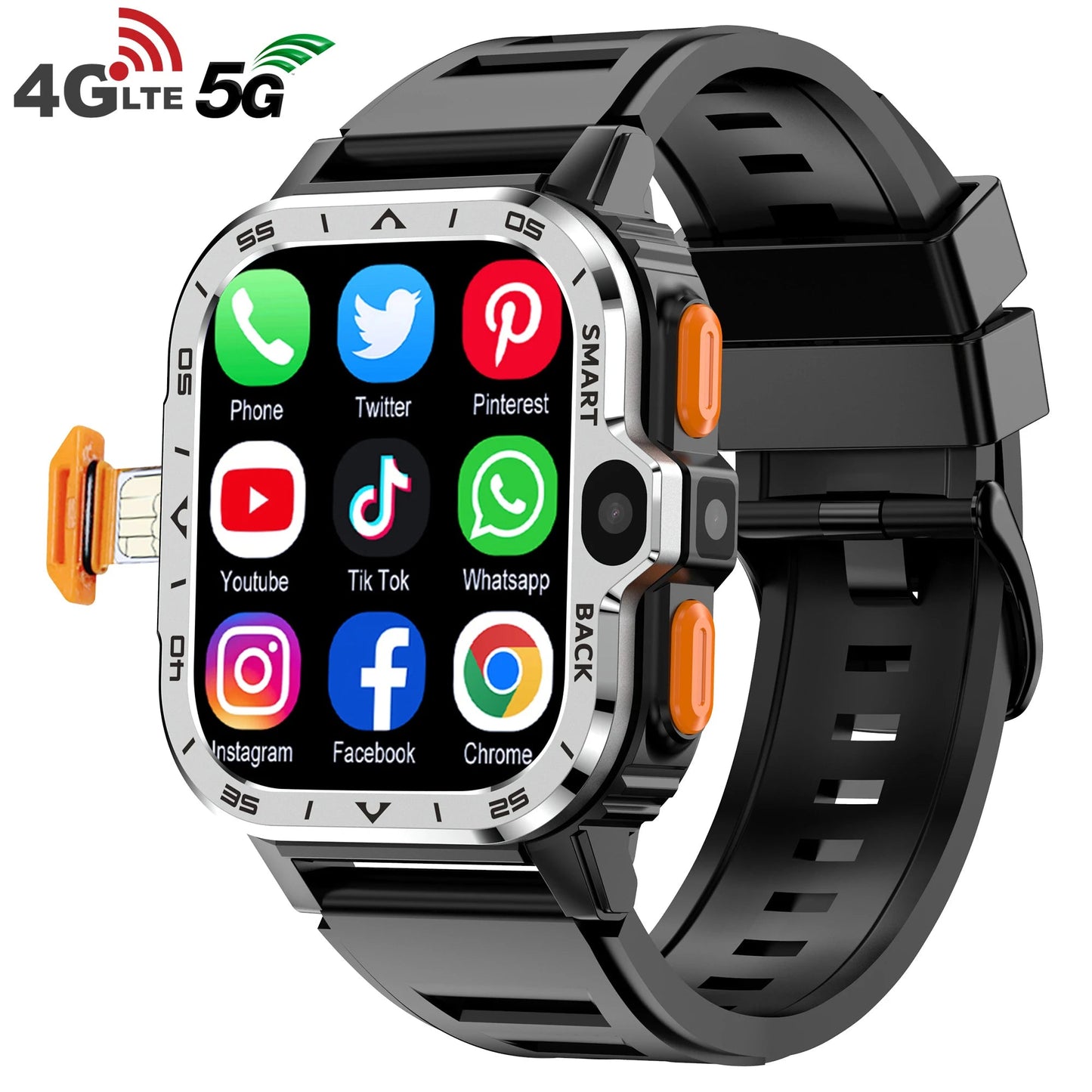 Montre connectée et intelligente VALDUS PGD 4G WiFi Bluetooth La Capsule