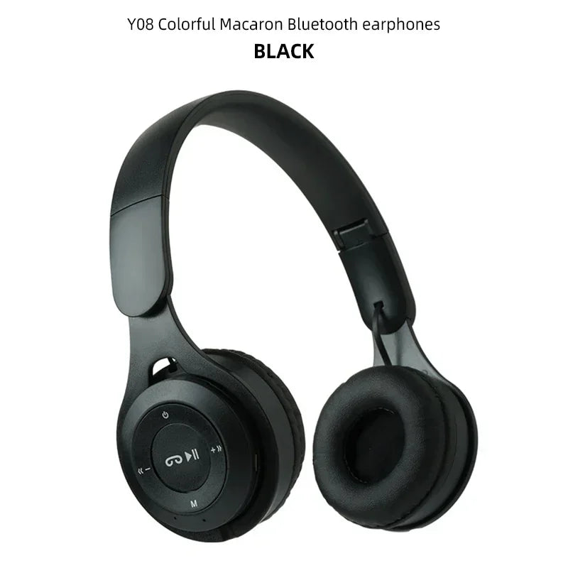 Headphones Kids Wireless Bluetooth Earphones Stereo Foldable Helmets Gaming Headsets Over-ear Headphones for Android ios Music La Capsule