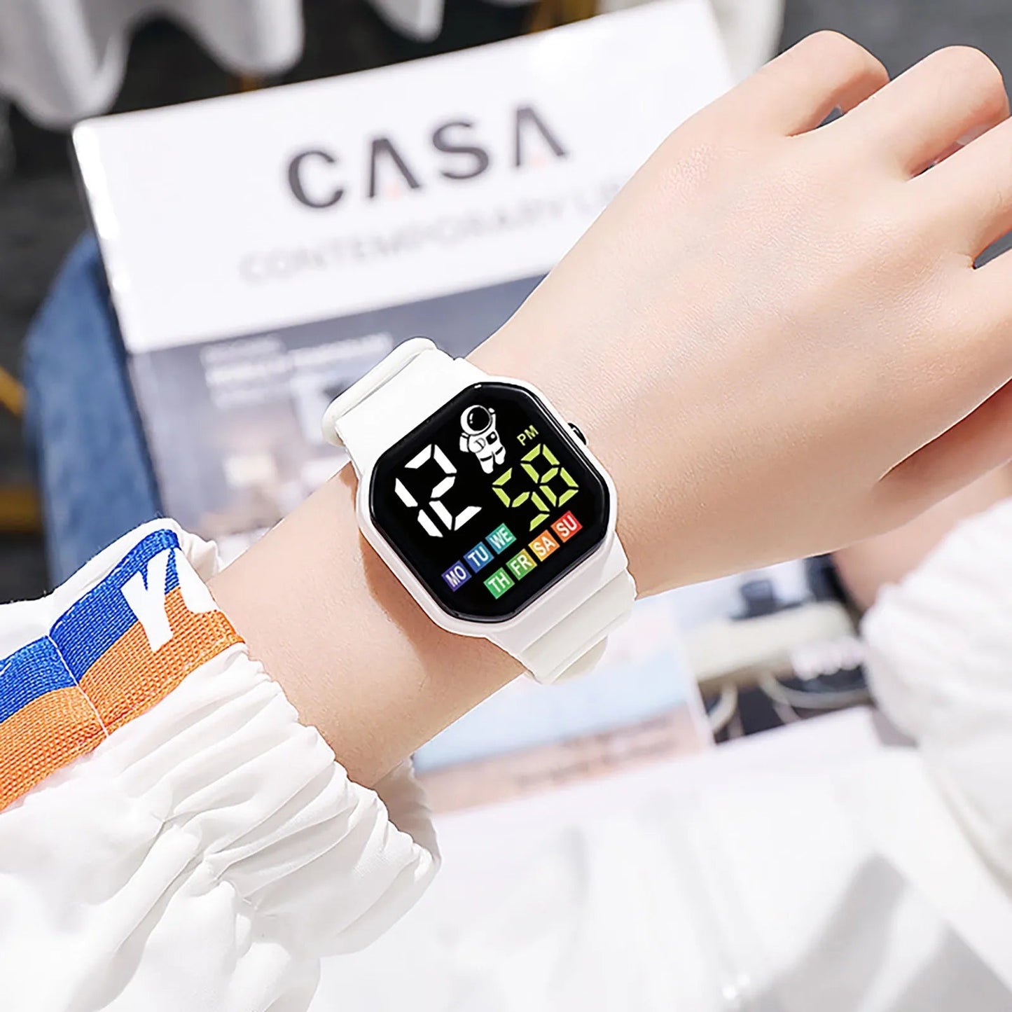 Children's Smart Watch Display Week LED Digital Wrist Watches For Boy Girl Waterproof Sport Watch Montre Enfant Dropshipping La Capsule