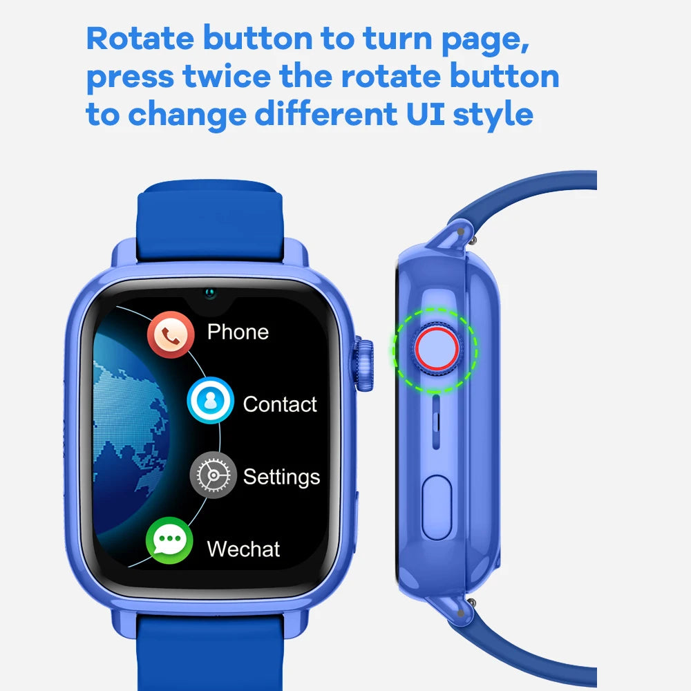 4G Smart Watch Kids Video Call SOS Camera Monitor GPS WIFI Tracker Location Phone Watch APP Download Child Smartwatch. La Capsule