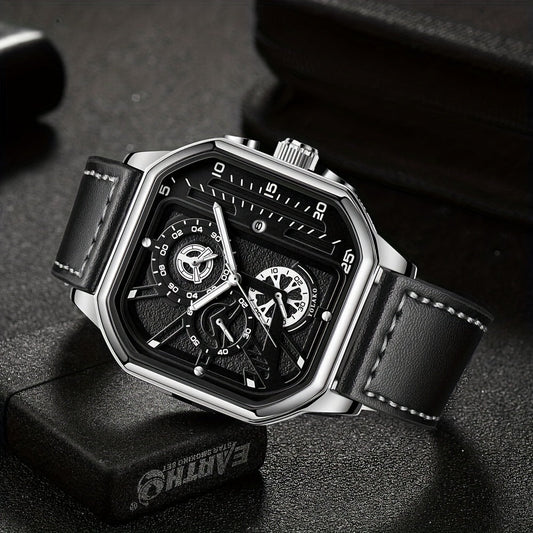 Montre de Sport Carrée pour homme Design Épuré et Classe La Capsule