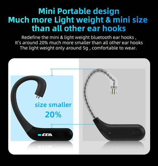 CCA BTX Bluetooth Compatible 5.2 True Wireless Earphones Ear  Sports Earbuds Headset Gamer Headphones Accessories TWS 2 Modes La Capsule