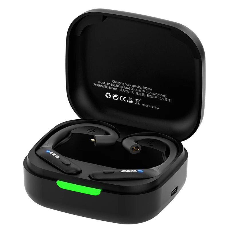 CCA BTX Bluetooth Compatible 5.2 True Wireless Earphones Ear  Sports Earbuds Headset Gamer Headphones Accessories TWS 2 Modes La Capsule