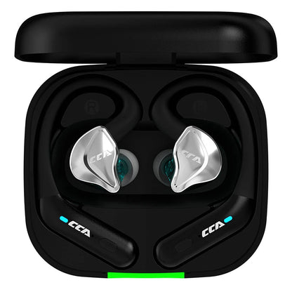CCA BTX Bluetooth Compatible 5.2 True Wireless Earphones Ear  Sports Earbuds Headset Gamer Headphones Accessories TWS 2 Modes La Capsule