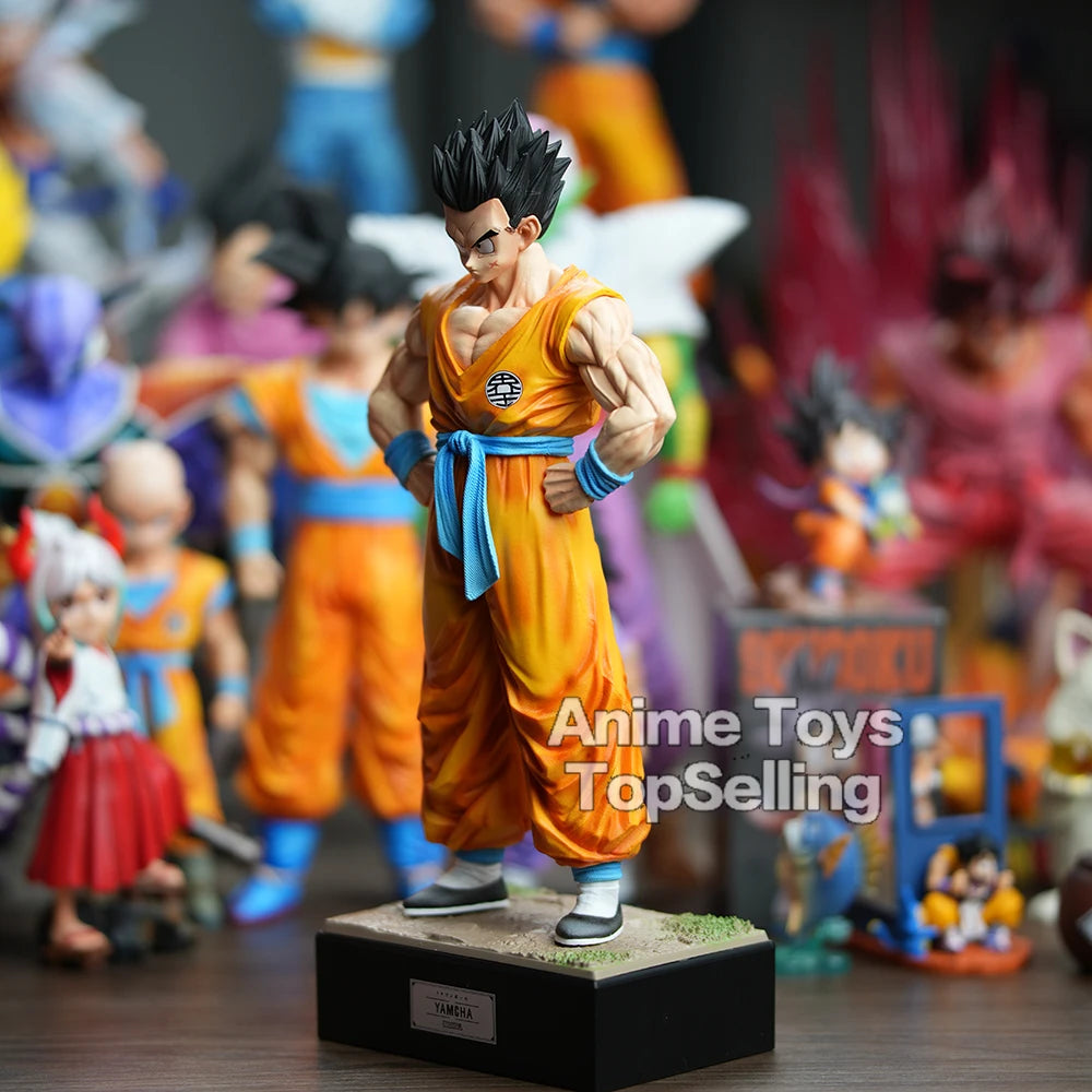 31cm Anime Dragon Ball Z Figure Z Fighters Yamcha Figure PVC Collectible Model Toys Gifts La Capsule