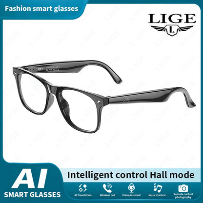 Lunettes intelligentes d'IA de haute technologie peuvent être équipées de diverses lentilles telles que des lunettes de soleil, de la lumière bleue, de la myopie, des lunettes pour hommes pour femmes La Capsule