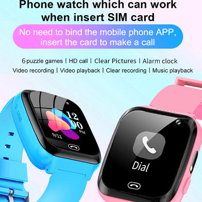 Children's Wristwatch Game Smart Watch Kids Phone Call Music Play Flashlight 6 Games Smartwatch Clock For Boys Girls Gifts La Capsule
