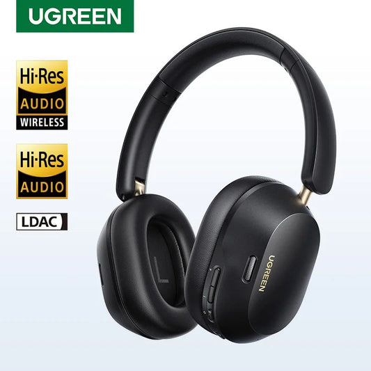 UGREEN Max5c Wireless Bluetooth Headphones ANC 43dB Active Noise Cancellation Hi-Res LDAC 75H Spatial Audio Earphones Headset La Capsule