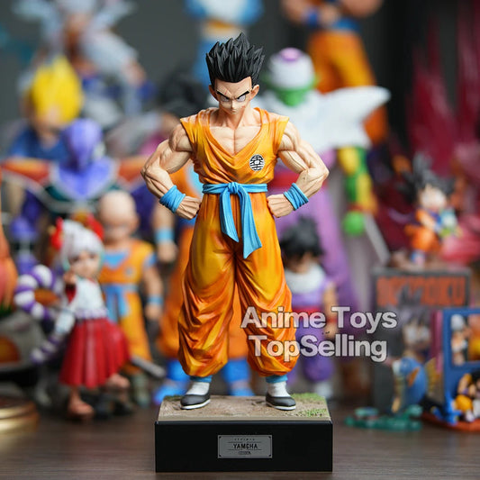 31cm Anime Dragon Ball Z Figure Z Fighters Yamcha Figure PVC Collectible Model Toys Gifts La Capsule