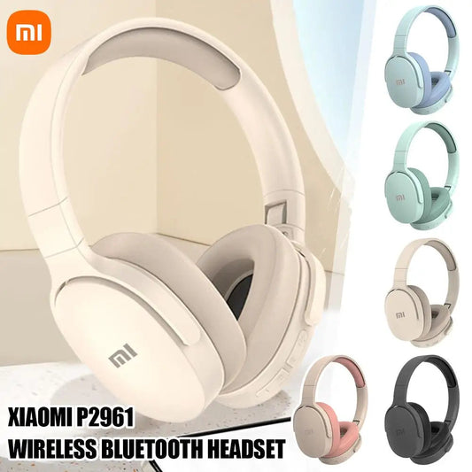 Xiaomi Wireless Bluetooth Headphones Over Ear HiFi Stereo Foldable Lightweight Headset Supports TF Cards 3.5mm Type-C Interface La Capsule