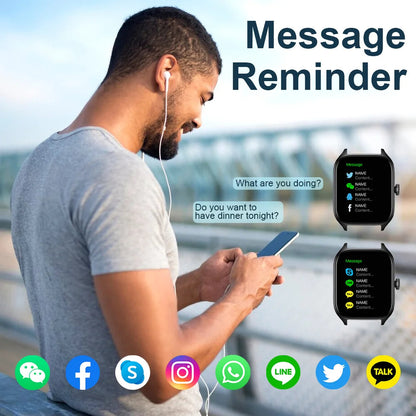 Montre connectée et intelligente LAXASFIT H9 Bluetooth La Capsule