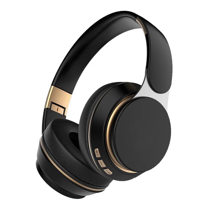 Wireless Headsets Foldable Bluetooth Earphones Noise Reduction Sports Headsets With HD Mic Gaming Headphones Bass Headsets La Capsule