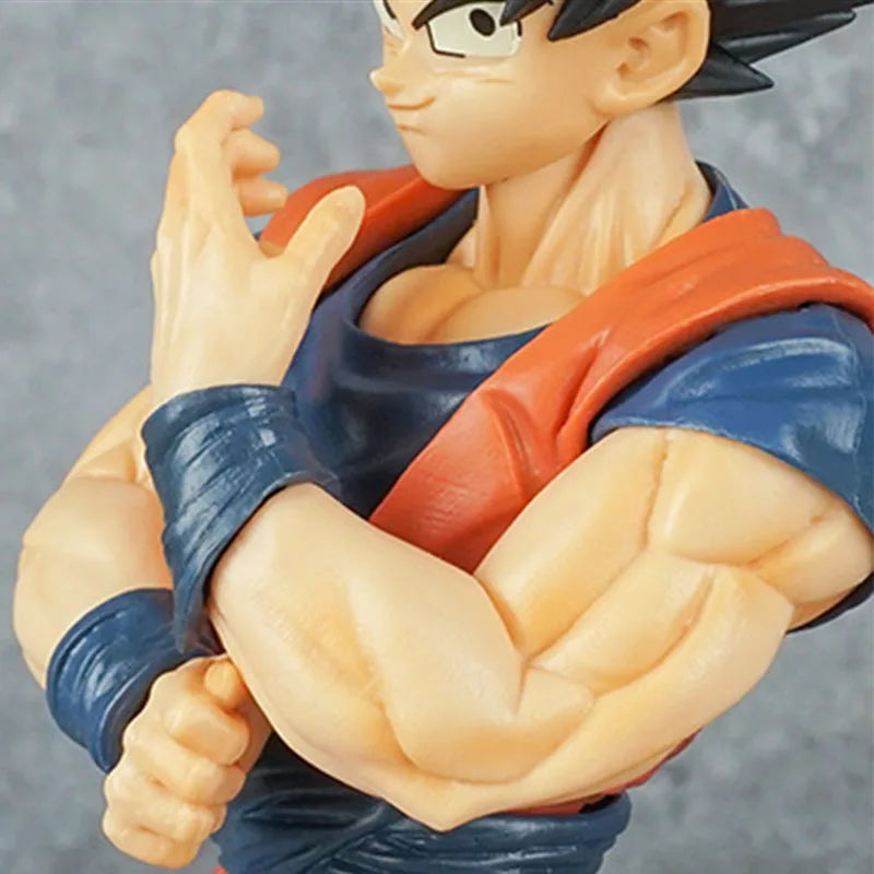 Figurine Dragon Ball Z 27cm Goku Figure Goku with Scouter Figurine PVC Statue Action Figures Collection Model Toys Gifts La Capsule