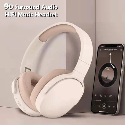 Headphone Bluetooth Over Ear Stereo HIFI Headset Wireless Heavy Bass Game Earphone TF/AUX Music Player with MIC/ for Gifts La Capsule