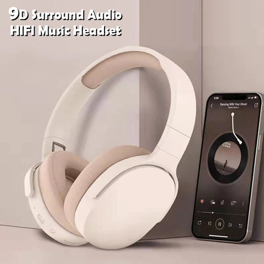 Headphone Bluetooth Over Ear Stereo HIFI Headset Wireless Heavy Bass Game Earphone TF/AUX Music Player with MIC/ for Gifts La Capsule