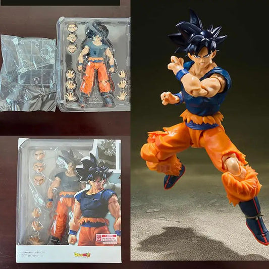 Figurine Dragon Ball 16cm Figures Super Son Goku Migatte No Goku Kizashi Action Figure Gbz Joint Movable Collection Doll Birthday Gift La Capsule