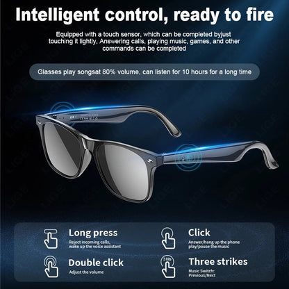 Lunettes intelligentes d'IA de haute technologie peuvent être équipées de diverses lentilles telles que des lunettes de soleil, de la lumière bleue, de la myopie, des lunettes pour hommes pour femmes La Capsule