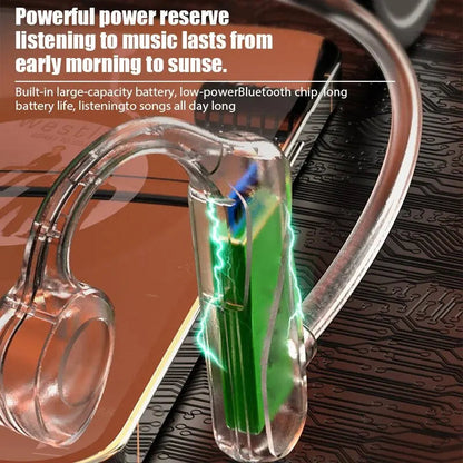 K69 Bone Conduction Earphones Bluetooth Hifi Music Headphones Sport Ear-hook Wireless Headsets with Mic Waterproof Earbuds La Capsule