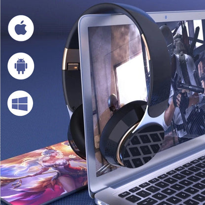 Wireless Headsets Foldable Bluetooth Earphones Noise Reduction Sports Headsets With HD Mic Gaming Headphones Bass Headsets La Capsule