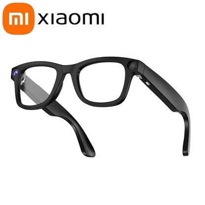 Lunettes Xiaomi AI  Camera 6K HD Avec Long-ending Baty Assistant Voix Contrôle Appel à la musique Lunettes photo grises extérieures La Capsule