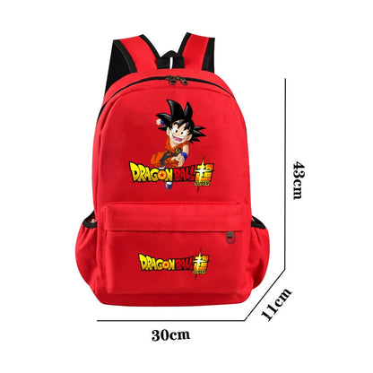 Anime Dragon Ball Super Backpack Boy Girl Hildren Schoolbag Student Kawaii Back To School Backpack Goku Bulma Lightweight Bags La Capsule