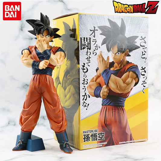 Figurine Dragon Ball Z 27cm Goku Figure Goku with Scouter Figurine PVC Statue Action Figures Collection Model Toys Gifts La Capsule