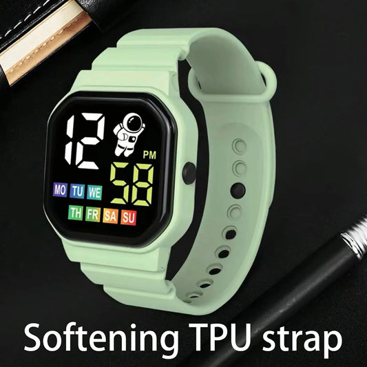Children's Smart Watch Display Week LED Digital Wrist Watches For Boy Girl Waterproof Sport Watch Montre Enfant Dropshipping La Capsule