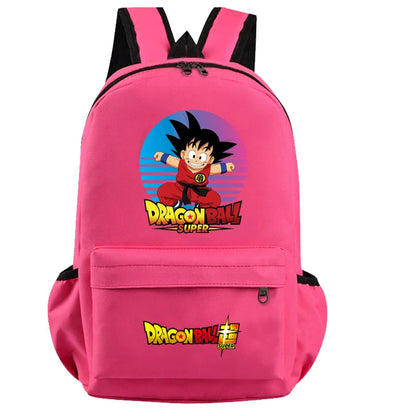 Anime Dragon Ball Super Backpack Boy Girl Hildren Schoolbag Student Kawaii Back To School Backpack Goku Bulma Lightweight Bags La Capsule