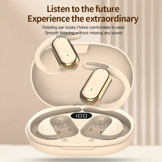 Bluetooth 5.4 Earphones Wireless Headphone Smart Adjustable Touch Sports Waterproof Earbuds Stereo Music Headset For Xiaomi La Capsule