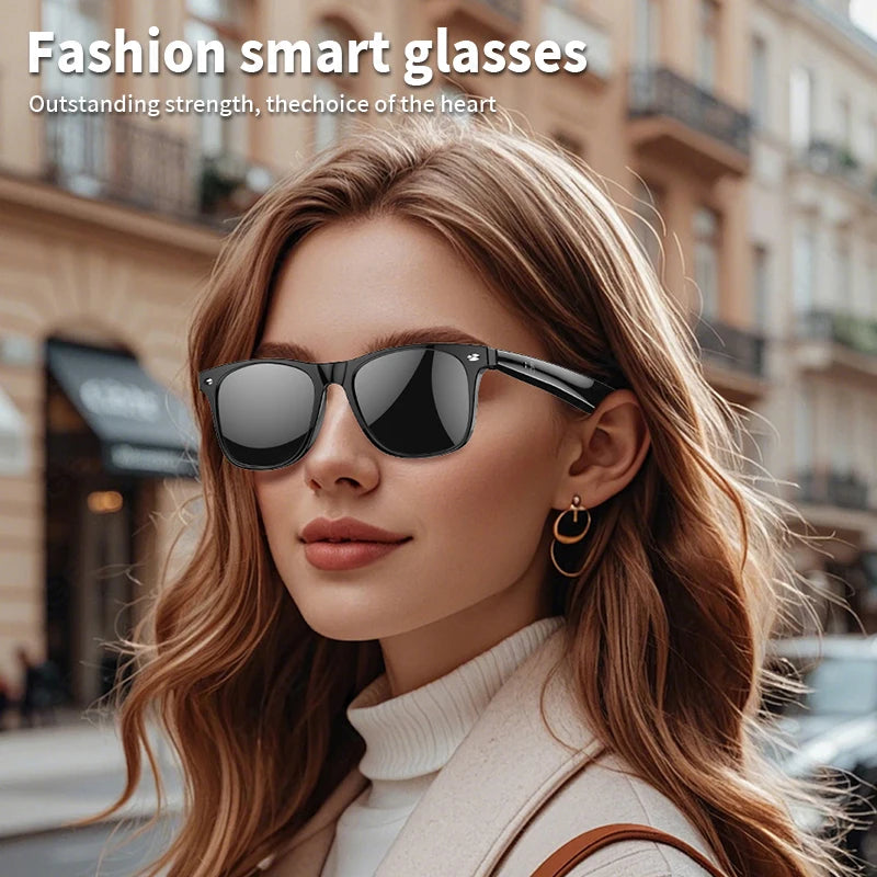 Lunettes intelligentes d'IA de haute technologie peuvent être équipées de diverses lentilles telles que des lunettes de soleil, de la lumière bleue, de la myopie, des lunettes pour hommes pour femmes La Capsule